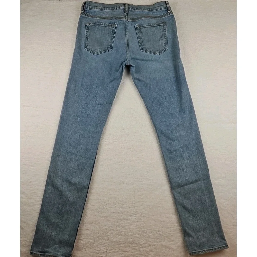 BLDWN Baldwin Light Wash Faded Streetwear Lucca Modern Skinny Leg Jeans Sz 32x34
